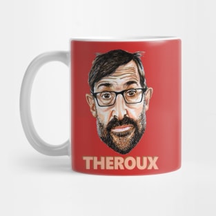 Illustration of Louis Theroux Mug